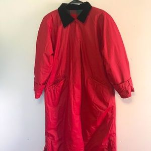Vintage Raincoat | Plaid interior